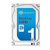 Seagate Desktop ST1000DX001 SSHD 1TB Interne Hybrid-Festplatte ((3,5 Zoll) 7200rpm, 64MB Cache, SATA III)