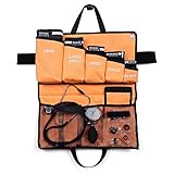 LotFancy Manuelles Blutdruckmessgeräte 5-in-1 mit Stethoskop-Kit Manschetten, Taschenlampe und Tragbare Tragetasche
