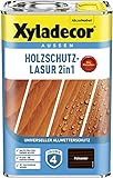 Xyladecor Holzschutzlasur 4 l Außen Imprägnierung Holzschutzmittel (Palisander)
