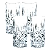 Spiegelau & Nachtmann, 4-teiliges Longdrink-Set, Kristallglas, 375 ml, Noblesse, 89208, Durchsichtig