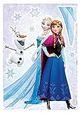 Komar Deco-Sticker von Disney - Frozen Sisters - Größe: 50 x 70 cm - Eiskönigin, Anna, Elsa, Mädchen, Kinderzimmer, Wandtattoo, Aufkleber - 14046h