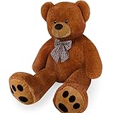 Deuba Riesen Teddy Bär XL-XXXL Teddybär 100-170cm samtig weich Plüsch Kuscheltier Plüschbär Farbwahl