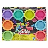 PlayDoh E5063 0 8erPack mit Spielknete in 8 Neonfarben, Knete für fantasievolles und kreatives Spielen