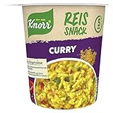 Knorr Reis Snack (ideal für zwischendurch Curry vegetarisch) 87g 1 Portion
