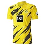PUMA Herren BVB Home Authentic Trikot 20/21 T-Shirt, Cyber Yellow Black, L