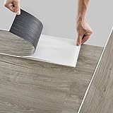 neu.holz Bodenbelag Selbstklebend ca. 1 m² 'Natural Oak' Vinyl Laminat 7 rutschfeste Dekor-Dielen für Fußbodenheizung