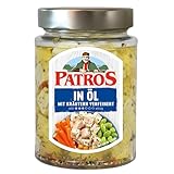 Patros in Öl Käsewürfel, Käse Würfel Kräuter & Gewürze - Hirtenkäse im Glas - Käse gewürfelt, 300 g