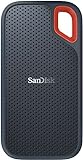 SanDisk Extreme Portable SSD 1 TB (USB-C, mit 550 MB/s Übertragungsraten, AES-Verschlüsselung und ist stoß-, wasser- und staubfest)