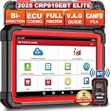 LAUNCH X431 CRP919E BT obd2 diagnosegerät für alle Fahrzeuge,LAUNCH diagnosegerät Auto mit OE-Level Alle System Diagnose,37+ Reset,kfz Tester für Active Test,CANFD, ECU-Kodierung,V.A.G-geführte,FC