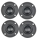 Bdfhjln 4 Stück Hochtöner 1,5 6 Ohm 30 W Dome Seiden Film Hochtöner HiFi Höhen Lautsprecher Audio Lautsprecher mit Kühlkörp