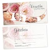 50 Kosmetikstudio – Gutscheinkarten VINTAGE BEAUTY Gutscheine Geschenkg