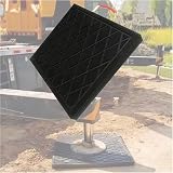 KJoBDwz stapelbares Ausleger-Pad Kran-Ausleger-Pads, robuste RV-Nivellierblöcke, stapelbare, tragbare Stabilisierungs-Wagen-Landepads Klinkenstecker(24x24x2.8/60x60x7cm)