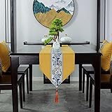 LIUJIU Vlies Tischband Tischläufer Flower Vlies Hochzeit Kommunion,33x160cm