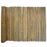 UNUS Bambus-Sichtschutzmatte Flacher Bambus Sichtschutz Gartenzaun Bambusmatte Sichtschutzzaun Balkon-Sichtschutz Zaun für Garten, Balkon oder T