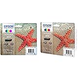 Epson Multipack 4-Colours 603 Ink - Druckerpatronen & Original 603 Tinte Seestern, WF-2830DWF WF-2835DWF WF-2850DWF XP-2100, Amazon Dash Replenishment-fähig (Multipack 4-farbig), Standard