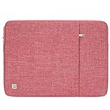 NIDOO 10,1 Zoll Wasserdicht Laptop Sleeve Case Notebook Schutzhülle Tasche für 10' iPad / 10' 11' iPad Pro / 10,5' 10,9' iPad Air/Surface Go 2 3/10' Galaxy Tab A8 / 11' Galaxy Tab S8 /MatePad, Rot