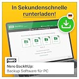 Nero BackUp Software | Datensicherung, Datenrettung, Cloud, Auto-Backup, automatische Sicherungen | Windows 11 / 10 / 8 / 7 | 1 Gerät | Unlimitierte Lizenz | Aktivierungscode per E