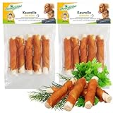 HumersVital Hundesnack Kaurolle mit Hühnerbrust-Filet, ohne Getreide & fettarm (2 x 220g)