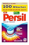 Persil Color Pulver (100 Waschladungen), Colorwaschmittel mit Tiefenrein-Plus Technologie bekämpft hartnäckigste Flecken, Waschpulver für leuchtende Farben