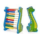 Lewo Abakus Holz Rechenschieber Lernspielzeug Zählrahmen Dinosaurier Kinder Mathe Spiele für Kinder