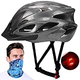 Für eine größere Ansicht klicken Sie auf das Bild Fahrradhelm für Erwachsene,mit Sicherheit LED Rear Light Mountainbike Helm MTB Fahrradradhelme,Verstellbare Integral Geformte Leichte Helme