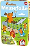 Schmidt Spiele Sendung Mouse TV 51405 Maus, Mausefalle in Metalldose, Reisespiel, grün