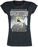 Led Zeppelin Icarus Colour Frauen T-Shirt Charcoal XL 60% Baumwolle, 40% Polyester Band-Merch, Bands