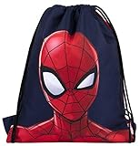 Marvel Sakky Kids Spiderman Tasche mit Kordelzug – Schultasche für Kinder – Offizielles Merchandise-Geschenk für Jungen