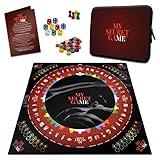 MySecretGame - Ein erotisches Abenteuer - Interaktives Brettspiel, Erotikspiel und Sexspiel für Smartphone, Tablet und PC ab 18 Jahre für Paare und Pärchen, 2 bis 4 Spieler mit roter T