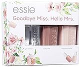 Essie Nagellack-Geschenkset “Goodbye Miss. Hello Mrs.”, gel setter + lady like + mademoiselle, 3x 13,5 ml