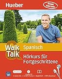 Walk & Talk Spanisch Hörkurs für Fortgeschrittene: 5 Audio-CDs + 1 MP3-CD + Begleitheft: Bewegung fördert Lernen. Führt zu Niveau B1
