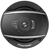 Pioneer TS-A1370F 3-Weg-Koaxiallautsprecher (300 W), 13 cm, kraftvoller Klang, IMPP-Membran für optimalen Bass, 50 W Kontinuierliche Ausgangsleistung, schwarz, 2 Lautsprecher