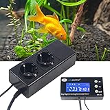 SABUIDDS LED Digitaler Thermostat Controller Temperatur Temp Steuerschalter Modul Bord mit NTC-Sensor, bereich von -10 bis 60 ℃, Temperaturregler für Aquarium, Gewächshaus, Terrarium, Rep