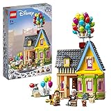 LEGO Disney and Pixar Carls Haus aus „Oben“, baubares Spielzeug mit Luftballons, Carl, Russell und Dug-Figuren, 100. Jubiläum-Set von Disney, ikonische Geschenk-Idee 43217