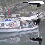 MAGJI elektromotor Elektrische Trolling-Motoren für Kajaks/Fischerboote/Schlauchboote, Einstellbarer Salzwasser-Außenbordmotor, 54-Pfund-Schub für am Heck Montierte Bootsmotoren