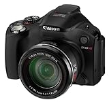 Canon Ixus SX40 HS Digitalkamera (12 Megapixel, 35-fach opt. Zoom, 6,9 cm (2,7 Zoll) Display, bildstabilisiert) schwarz
