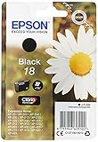 Epson Original T1801 Tintenpatrone Gänseblümchen, Claria Home Tinte, Text- und Fotodruck (Singlepack) schwarz