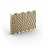 Bang & Olufsen Beosound Level - Kabelloser tragbarer WiFi und Bluetooth-Lautsprecher, 16 Stunden Akkulaufzeit, Erster Cradle2Cradle-zertifizierter Lautsprecher für regeneratives Design - Gold Tone