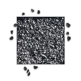 25 kg Marmorsplitt Ebano Schwarz Körnung 8/12 mm Zierkies Ziersplitt Deko Marmor Dekoration Splitt NEU