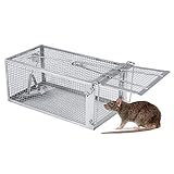 Mausefalle Lebend, Lebendfalle Maus Wiederverwendbare Tierfreundliche Mäusefalle Rattenfallen Lebendfalle für Mäuse Ratte Hamster Tierfalle Set, für Innen Aussen Garten Haus
