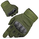 FREE SOLDIER Herren grüne militär Handschuhe Tactical Outdoor Airsoft Gloves, Armeegrün Color, L, ZH0044