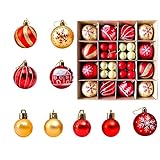 weihnachtsbaumschmuck 44pcs(60mm) A 44 Weihnachtskugel-Ornamente, Weihnachtsbaum-Dekoration, Urlaub, Hochzeit, Party-Dekoration #038