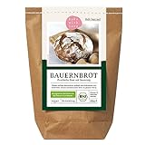 Bauernbrot Bio Backmischung - Brotbackmischung Brot mit Sauerteig selber backen - 100% Zutaten aus Deutschland - auch für Brotbackautomaten geeignet -Bake with Love