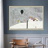 Paul Klee《Winterbild》Leinwandkunst Ölgemälde Kunstwerk Druck Poster Bild Wand Zuhause Wohnzimmer Dekor 19,6'x 23,6'x 31,4'(60x80cm) Kein Rahmen
