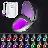 Xoki LED-Toiletten Licht WC Beleuchtung mit Bewegungsmelder Automatische An- und Abschaltung 16 Farben Versand aus DE