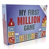 my first million game Gesellschaftsspiele für Erwachsene, Investitionsspiel Brettspiel mit Aktien, Immobilien und Startups, deutsche Version