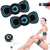GIADEH Electromagnetic Wave Leg Massager, 6 Modes Leg Electromagnetic Shaper, Electric Breast Enhancer Chest Frequency Massager (Wiederaufladbar)