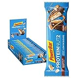 PowerBar Protein Nut2 Milk Chocolate Peanut 18x(2x22,5g) - High Protein Low Sugar Riegel