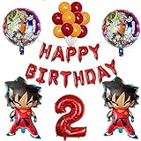 1 Satz Cartoon WUKONG Ballon Drache Air Globos Happy Birthday Party Dekoration Kinder Spielzeug Super Hero Ballon Kinderspielzeug (Color : Gold)
