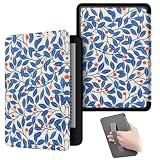 Schutzhülle für Kindle Paperwhite 6,8 Zoll (11. Generation, 2021), Schutzhülle aus Leder mit automatischer Sleep/Wake-Funktion und Handriemen, nicht kompatibel mit Kobo/Sony E-Readern, B